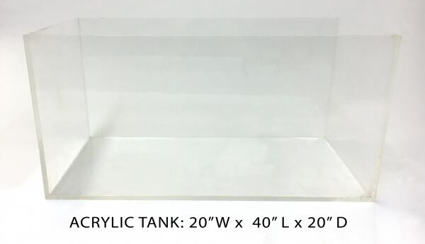 Acrylic Tank 20x40x20 Image