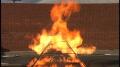 Tee Pee Fire Test Image