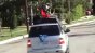 Suitcase Clothes Flying Driving Test Image