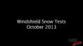 Home Depot - Snow on Windshield Test Montage Image