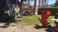 plastic- wood chipper - CAUTION Image
