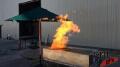 BBQ Umbrella Fire test Image