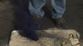 Genie Lamp with Dark Blue Smoke Image