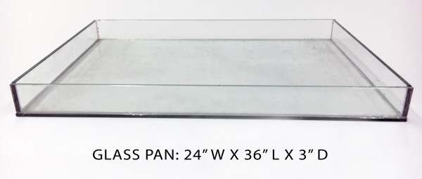 Glass Pan 2 - 24x36x3 Image