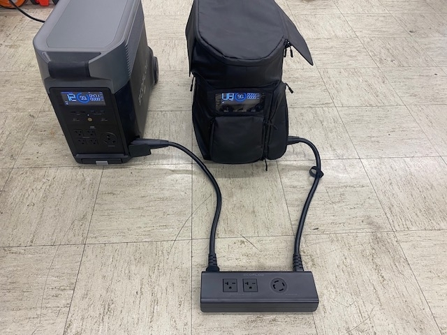 Eco Flow Delta Pro Power Station x 2 with Double Voltage Hub Image