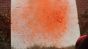 Orange Paint Splat Image
