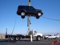 Hanging car via crane Image